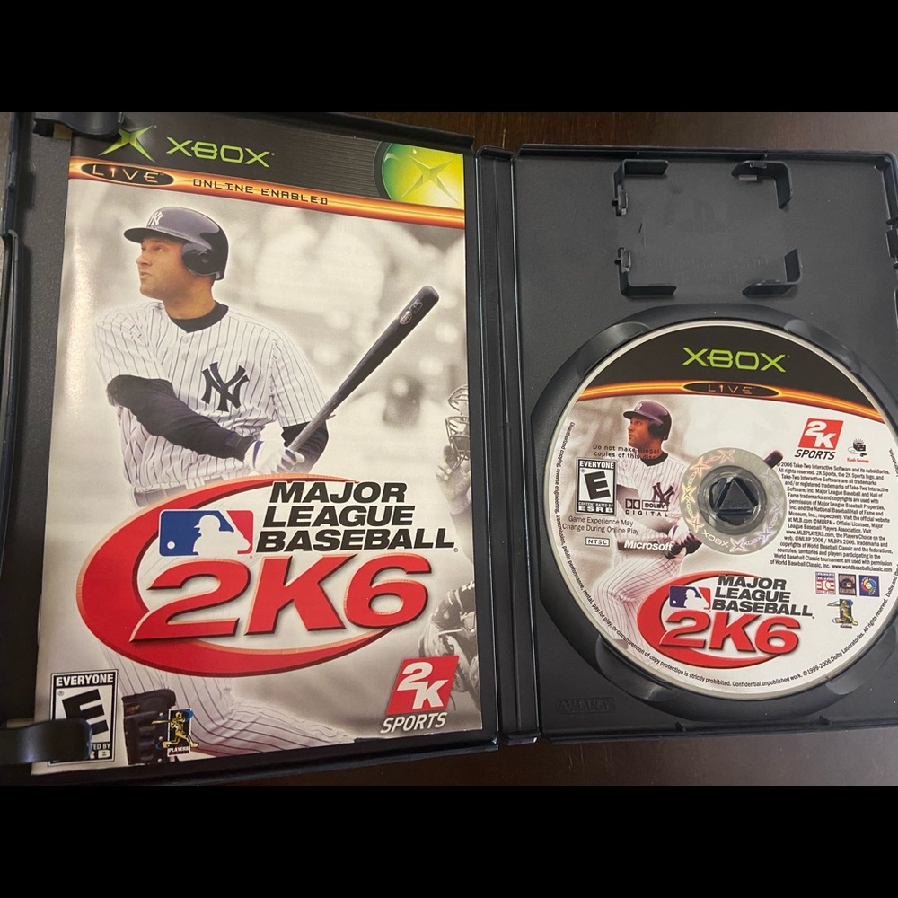 Major League Baseball  2K6 XBOX Game